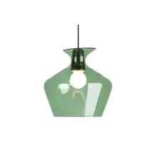 ჭაღი Juncan მწვანე მინა E16 D14*40 cm D7819C