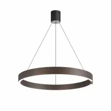 ჭაღი Juncan ვერცხლისფერი ალუმინის რკალისებრი LED D60 cm MD9048
