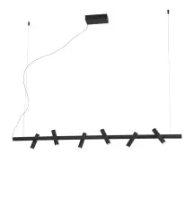 ჭაღი Viokef CLIO 29ვატი შავი 120*120 cm 4343100