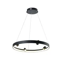 ჭაღი Viokef DENIS LED 58ვატი 3000K SAND BLACK 61*135 cm 4250600