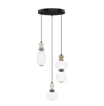 ჭაღი Viokef GEMMA 19ვატი Opal Brown Grey Black 38*163 cm 4331000