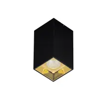 ჭაღი Viokef GLAM 12ვატი შავი და ოქროსფერი 7.5*15 cm 4240501