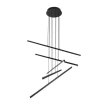 ჭაღი Viokef RAY LED 60ვატი 3000K შავი 80.5*140 cm 4301400