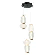 ჭაღი Viokef SHINY 23 ვატი WHITE CLEAR BRONZE BLACK 35*185 cm 4304100
