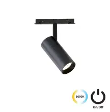 ოთახის წერტილოვანი განათება Viokef MAGNETIC LED ჩამრთველით 20ვატი 3000K შავი დიამ.6 cm 4244100S