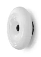 კედლის სანათი Juncan white მინა რკინა 7W D30cm B3763-white