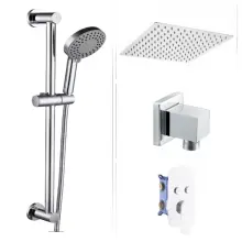 ჩასაშენებელი საშხაპე სისტემა Empolo ვერცხლისფერი M82849