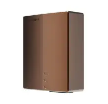 Nofer ხელის საშრობი BIGFLOW EVO კედელზე სამაგრი PVD Bronze სენსორზე 01481.CU