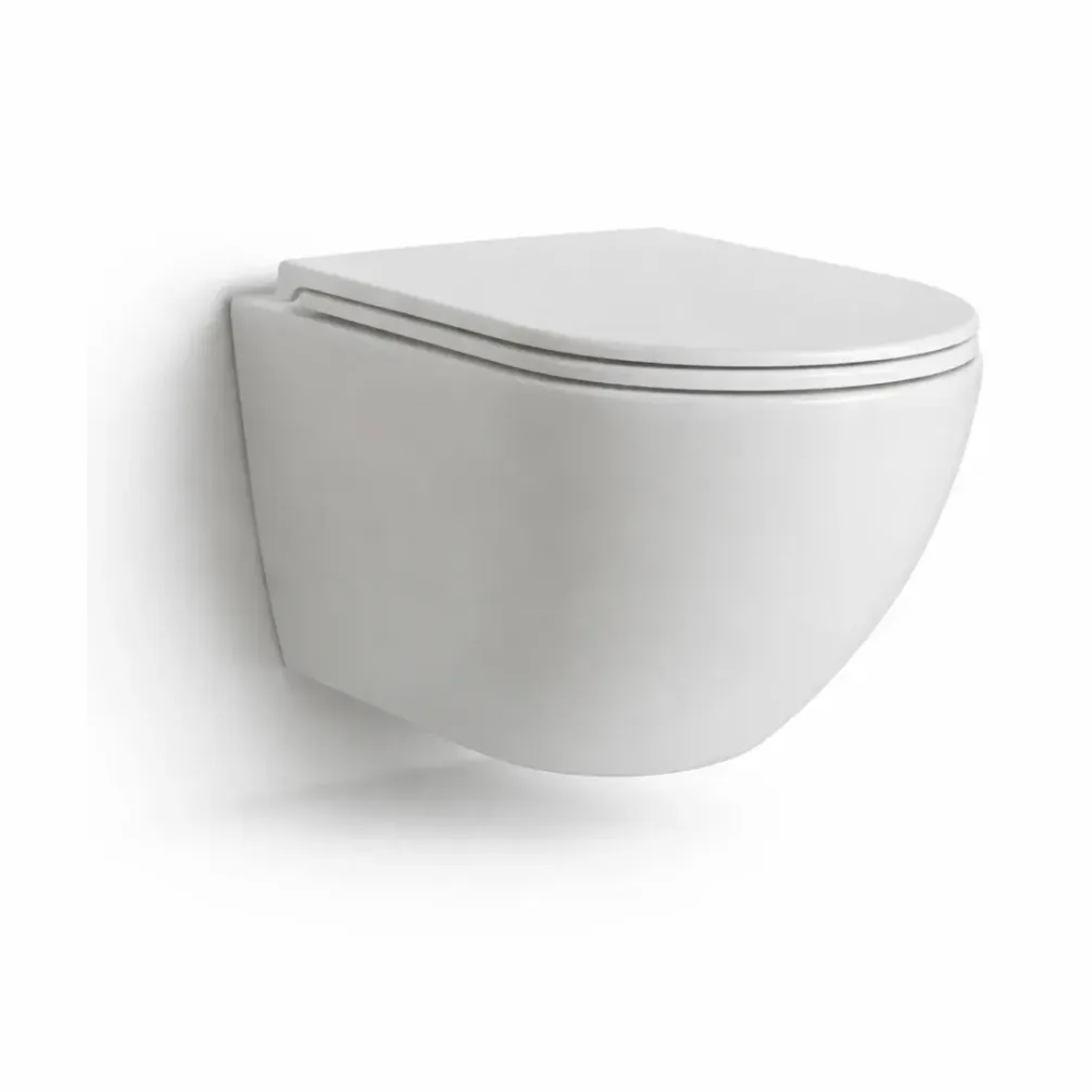 Wall-hung toilet Maramori TORNADO with flush spray P outlet white matte 495*365*365 MAR_046E-UQ3-MW