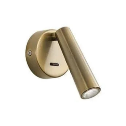 კედლის სანათი Viokef MYSTERY LED 4 ვატი გლუვი ოქროსფერი 12.2*11.5სმ 4271301 — კატალოგის ხედი — განათება
