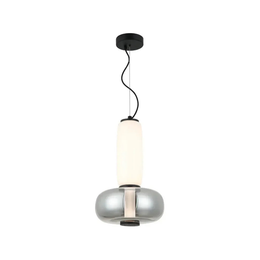 ჭაღი Viokef AVERY LED 18ვატი 3000K SMOKE WHITE-BLACK 32*150სმ 4302500 — კატალოგის ხედი — განათება