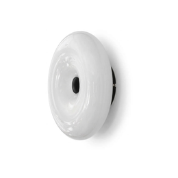 კედლის სანათი Juncan თეთრი მინა რკინა 7W D30cm B3763-თეთრი B3763-WHITE — კატალოგის ხედი — განათება