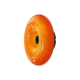 კედლის სანათი Juncan სტაფილოსფერი მინა რკინა 7W D30cm B3763-ORANGE — კატალოგის ხედი — განათება