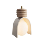 ჭაღი Juncan ღია ნაცრისფერი აკრილის E27 12.5*H18სმ D8372-GREY — კატალოგის ხედი — განათება