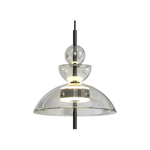 ჭაღი Juncan მინა მეტალის LED D40*H64,5 სმ MD2407C — კატალოგის ხედი — განათება