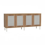 Hinlim DALLAS chest of drawers, treated wood, oak color