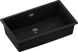 Кухонная мойка Schock BROOKLYN N-100XL из кварцевого композита, врезная, цвет NERO