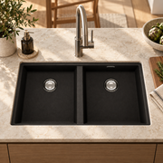 Schock BROOKLYN N-200 კომპოზიტური კვარცის ორმაგი ნიჟარა BYKN200013DEUE6101 — რეალურ სამზარეულოში