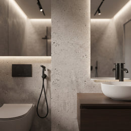 Hygienic hand shower Meir with water supply gan metal