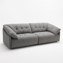 Kimhome grey fabric living room sofa