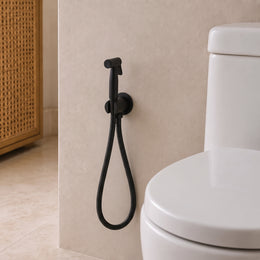 Hygienic shower Empolo black matte