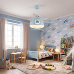 Детский светильник Kids Lighting, голубой вертолет с пропеллером