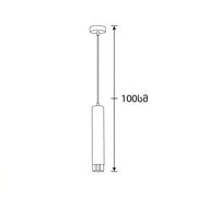 Emibig KIBO LED Chandelier, 10W, Black and Gold
