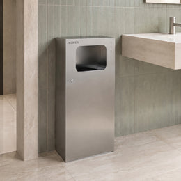 Trash bin Nofer chrome 35l