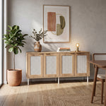 Hinlim DALLAS chest of drawers, treated wood, oak color