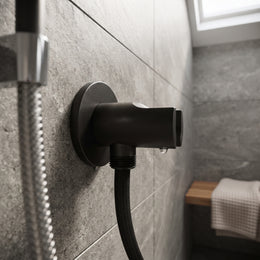 Empolo Hand Shower Bracket in Black Matte