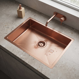 Ukinox ColorX Kitchen Sink Bronze 59*44cm Drop-in
