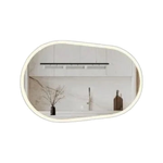 Jade სარკე CESAR ოვალური LED სენსორით 120*80სმ JA23001-120N-Mirror — კატალოგის ფოტო — SKU JA23001-120N-Mirror