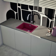Кухонная мойка Schock Kaia N-100L композитный кварц CRL одинарная врезная BERRY