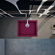 Кухонная мойка Schock Kaia N-100L композитный кварц CRL одинарная врезная BERRY