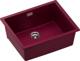 Кухонная мойка Schock Kaia N-100L композитный кварц CRL одинарная врезная BERRY