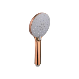 ხელის შხაპი Empolo ვარდისფერ ოქროსფერი M81886RG-Hand Shower — კატალოგის ხედი — ხელის შხაპი ვერტიკალურად და ფრონტალურად; რელსი მარცხნივ და ხელის შხაპი მარჯვნივ სადაც არსებობს