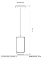 Emibig KIBO LED Chandelier, 10W, White
