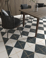 Floor and wall tile Dune CABANYAL MARENGO 20*20 Qty: 0.68 sq.m. Unit: 0.04 sq.m.