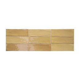 Wall tile Dune Tabarka honey colored glossy 7.5*23 | 188256
