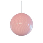 Люстра Juncan, розовое стекло, E27, D30см, MD6531-PINK