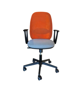 Офисное кресло LTForm O-ZONE, арт. F01, мех. S01, база B37, ролики R04, сетка MA, ткань B30 OZ41F01S01B37R04MAB30X