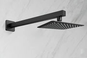 Душевая лейка Empolo, ультратонкая, квадратная, черная матовая, 30*30 см MSSM-12MB