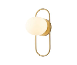 Wall lamp Juncan gold metal glass G9 H24cm W2099BK