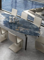 Крупноформатная плитка Infinity Ocean Blue Luc глянцевая без сетки 160см*320см*6мм кв.м. OC03-LUC