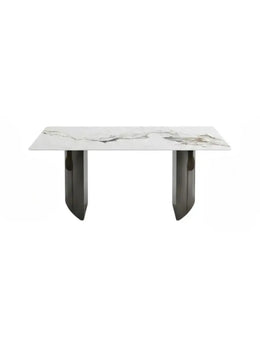 Кухонный стол Kimhome, столешница из белого микрокристаллического камня, 160*80 см, HY6838D