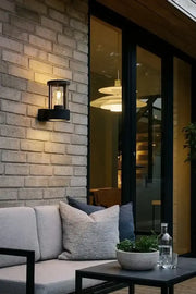 Wall light Viokef Motion Sensor Aspen 60W Black Outdoor use 12*21.8cm 4286100