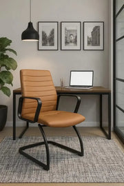Office chair Miago Leather Orange 57.5*100cm CV-B194BS-2