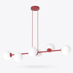 Emibig MAGNUS LED Chandelier, 10W, Burgundy, 100 × 14 cm 1644/6