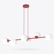 Emibig MAGNUS LED Chandelier, 10W, Burgundy, 100 × 14 cm 1644/6