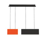Потолочный светильник Viokef CHROMA LED 24 Вт черный и оранжевый 140*90 см 4274300